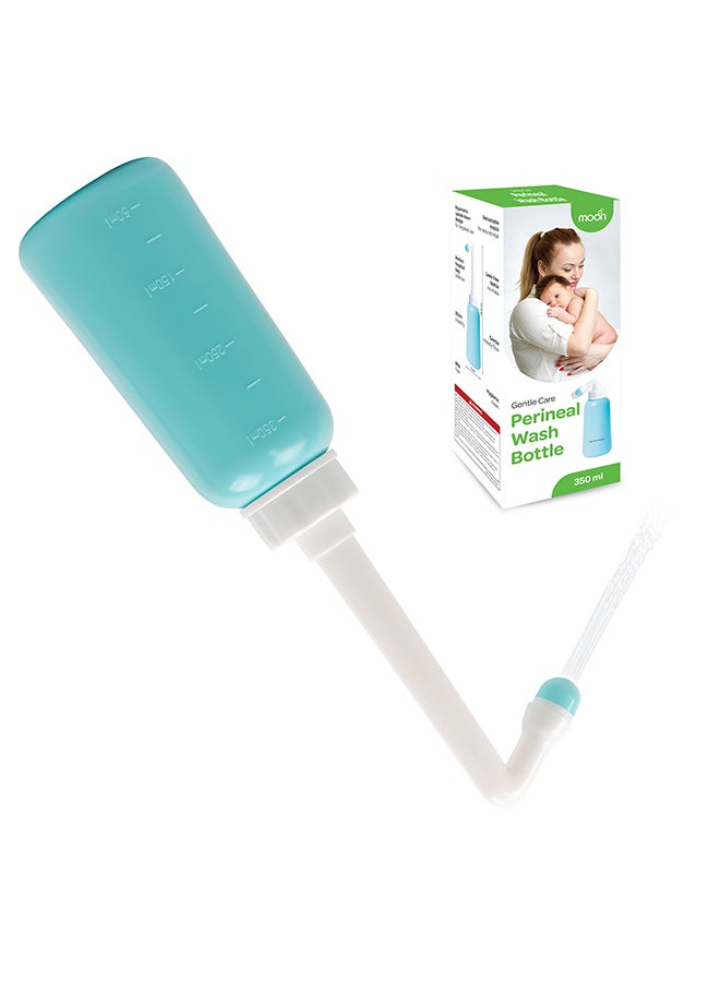 Moon Perineal Wash Bottle For Postpartum Care Blue 350 ml - Image 1