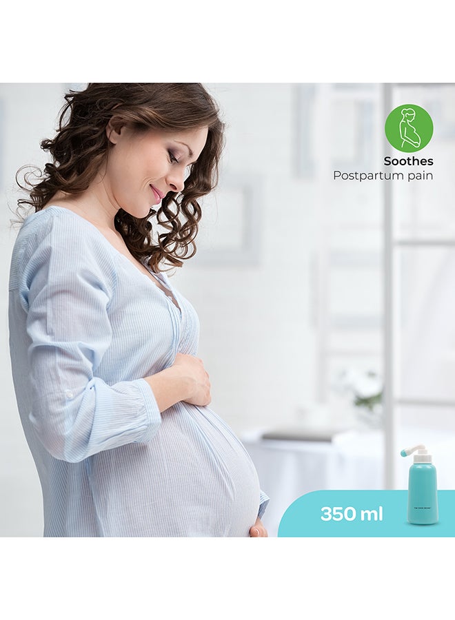 Moon Perineal Wash Bottle For Postpartum Care Blue 350 ml - Image 2