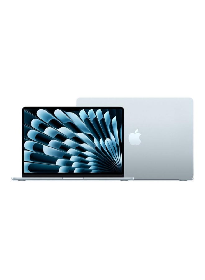 أبل - MacBook Air Laptop With 13 Inch Liquid Retina (2560 x 1664) Display,M4 10 Core GPU Processor/24GB RAM DDR5/512GB SSD/ English/Arabic Sky Blue - Image 1