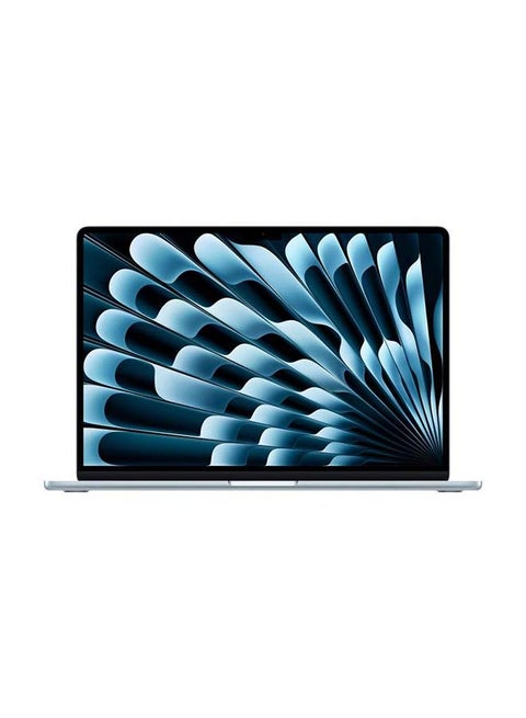 MacBook Air Laptop With 15 Inch Liquid Retina (2880 x 1864) Display,M4 10 Core GPU Processor/16GB RAM DDR5/ 512GB SSD/ English/Arabic Sky Blue