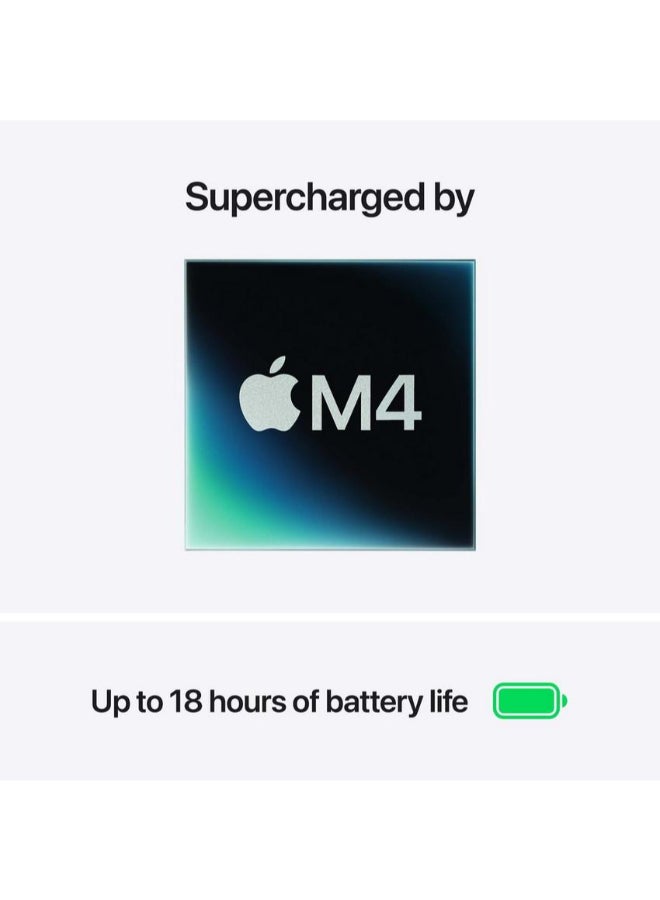 Apple - MacBook Air Laptop With 15 Inch Liquid Retina (2880 x 1864) Display,M4 10 Core GPU Processor/16GB RAM DDR5/ 512GB SSD/ English/Arabic Sky Blue - Image 1