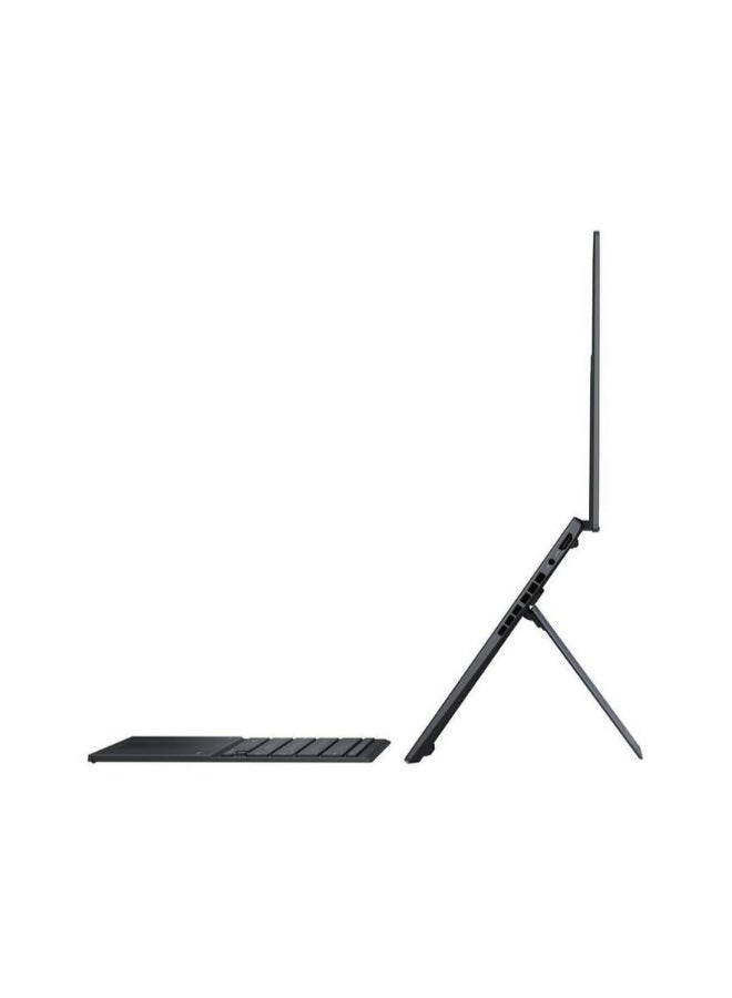 Zenbook Duo Laptop With 14 Inch Dual screen 3K (2880x1800) Touch OLED Display, Core Ultra 7-255H Processor/1TB SSD/ 32GB RAM DDR5/Intel Arc Graphics/Windows 11 Home/ English/Arabic Inkwell Gray