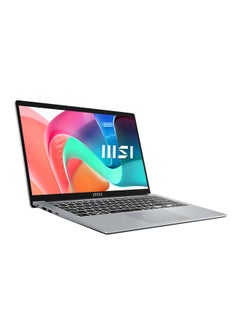 MSI Modern 15 Laptop With 15.6 Inch Full HD(1920X1080) Display,Intel Core i5-1334U Processor/8GB RAM DDR4/512GB SSD/Windows 11/Intel Iris XE Graphics/ English/Arabic Platinum Gray  - Image 1