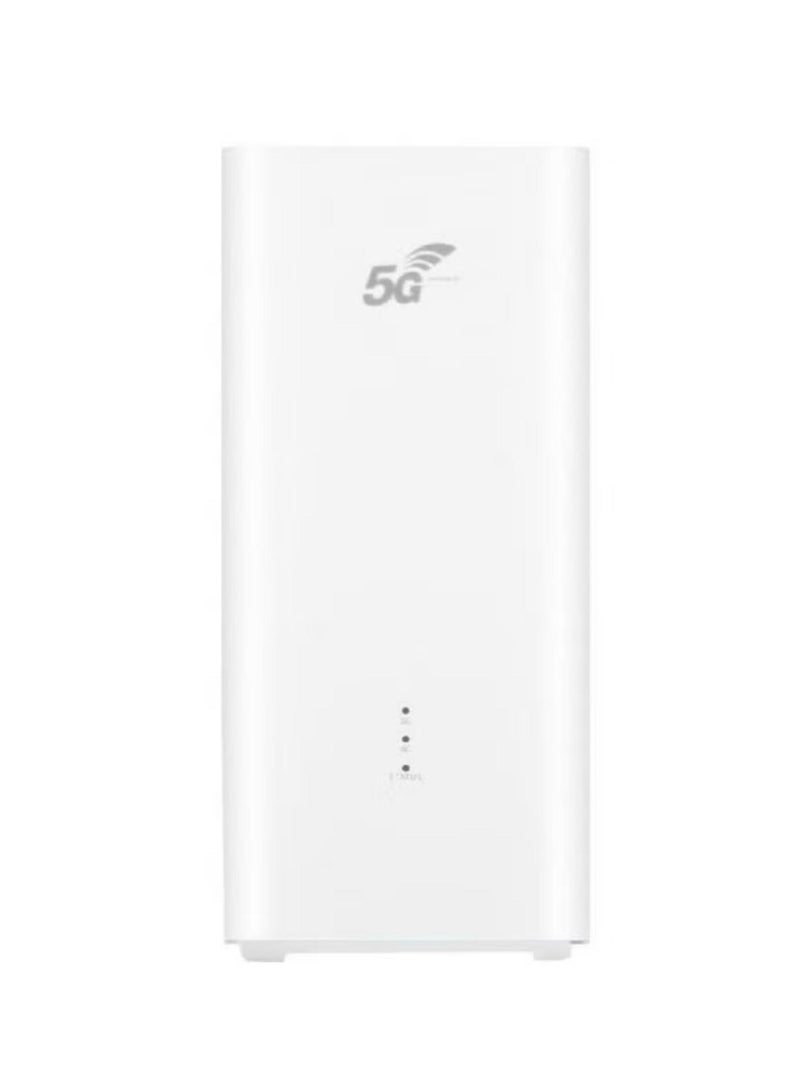 زوي للتكنولوجيا 5G Router Pro 5 Plus,  Latest Router That Supports All Companies, CPE 5 PRO+ H165-383 Supports WIFI 7 White  - Image 1