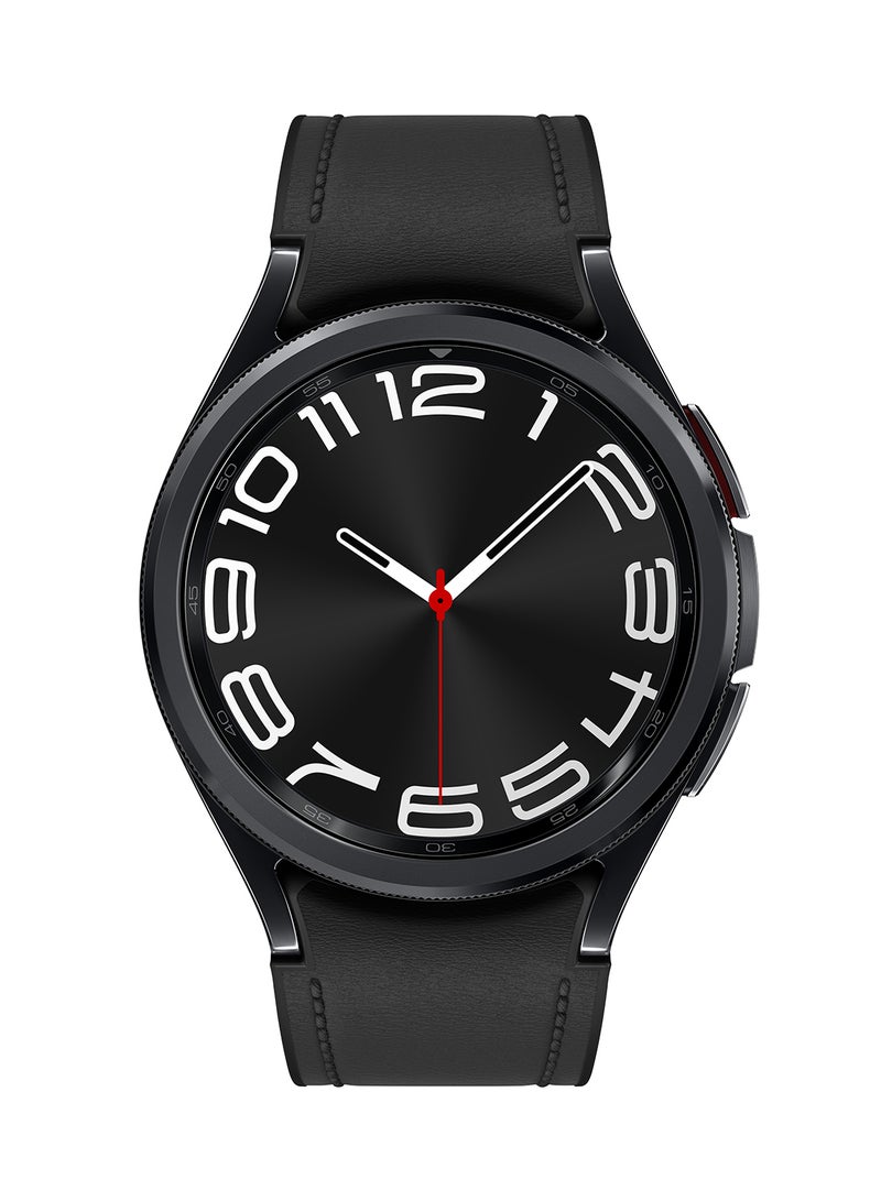 Samsung Renewed - Galaxy Watch 6 Classic 43 Mm Cellular Smartwatch Graphite/Black  - Image 2