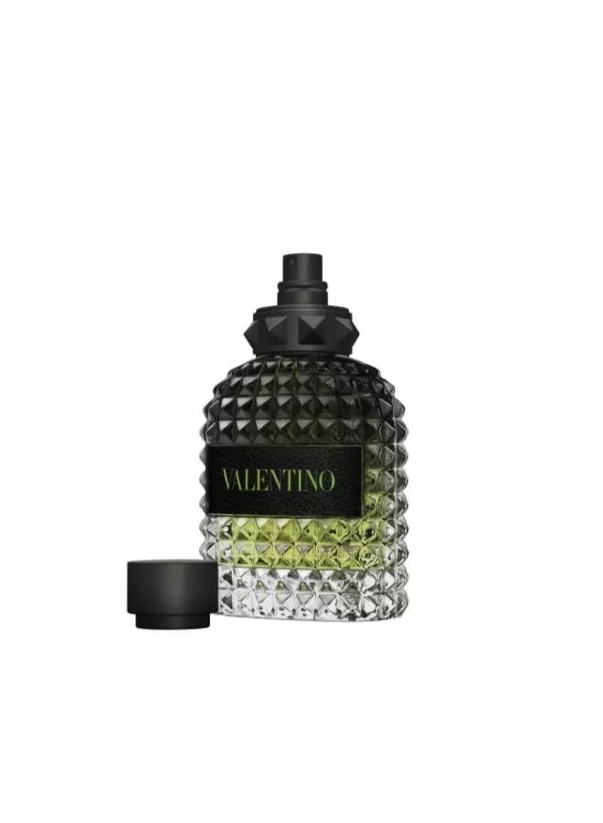 فالانتينو Uomo Born in Roma Green Stravaganza EDT 50ml  - Image 2
