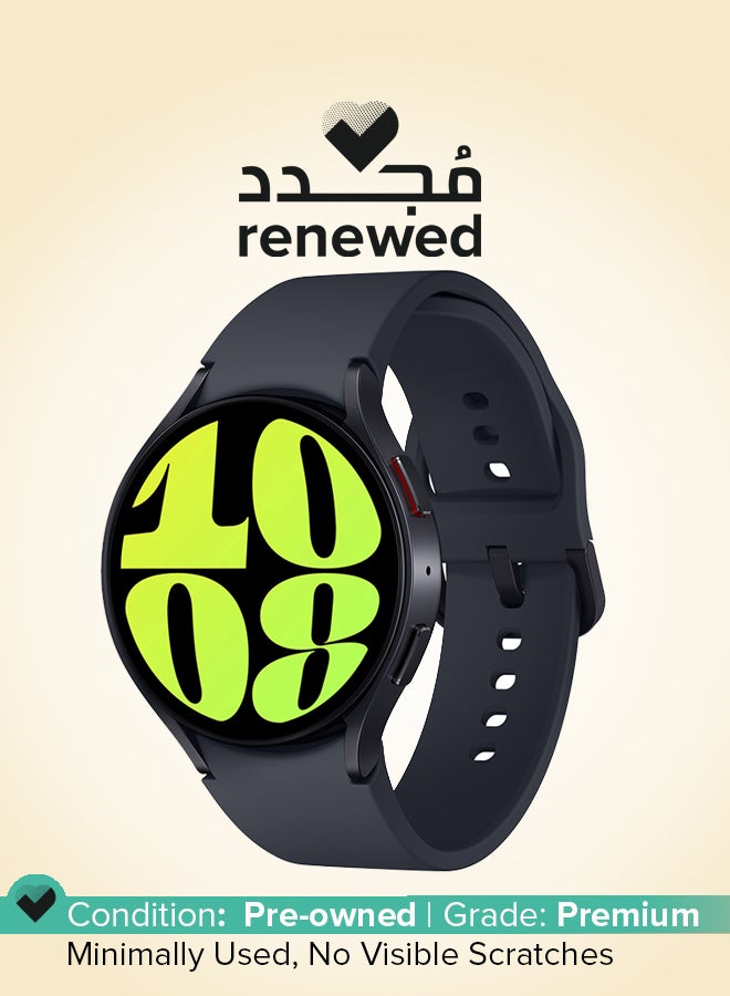 Samsung Renewed - Galaxy Watch 6 44 Mm GPS Smartwatch Graphite  - Image 1