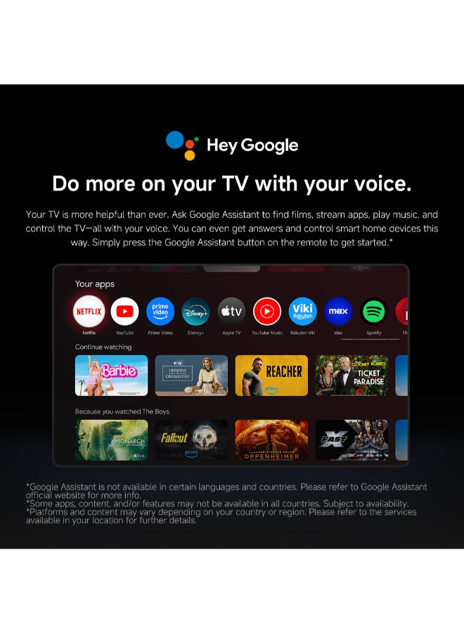 TV A Pro 75" 2026 | Google TV | 4K QLED Display | Dolby Audio, DTS-X, And DTS Virtual:X | Premium Metal Finish| 360° Bluetooth Remote Control L75MB-APME black image 14