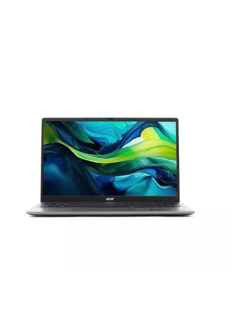 Aspire Lite Laptop With 15.6 Inch Full HD(1920X1080) Display, Celeron N4500 Processor/ 4GB RAM DDR4/ 128GB SSD/Windows 11 English/Arabic Grey