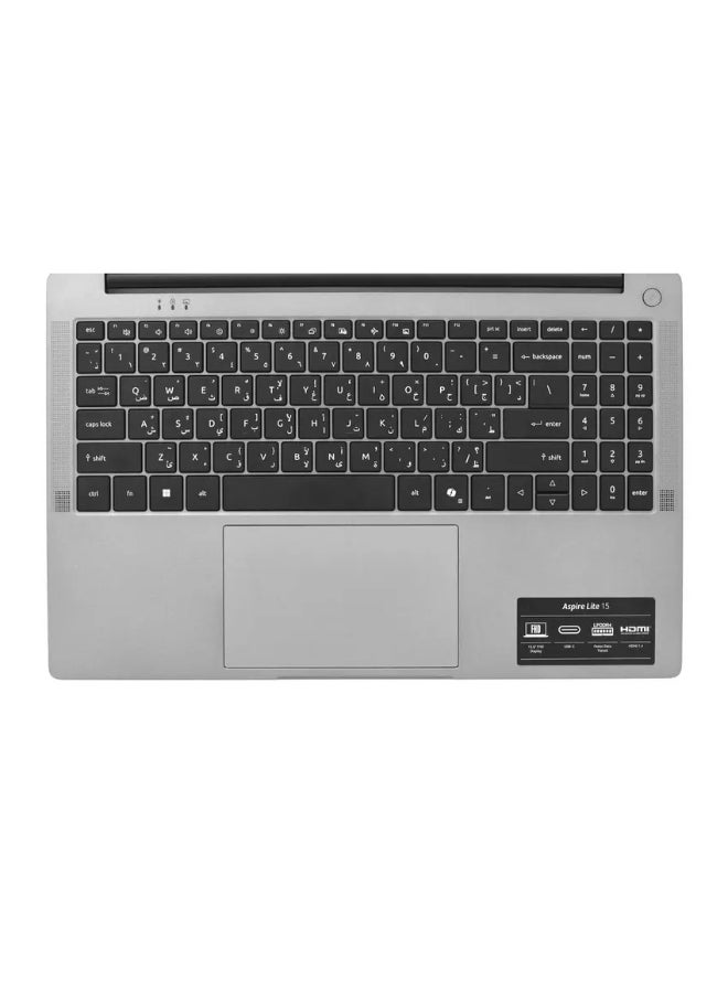 Acer - Aspire Lite Laptop With 15.6 Inch Full HD(1920X1080) Display, Celeron N4500 Processor/ 4GB RAM DDR4/ 128GB SSD/Windows 11 English/Arabic Grey - Image 1