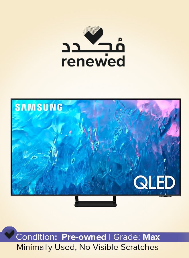 Samsung Renewed - 65 Inch QLED 4K Smart TV 2023 QA65Q70CAU Titan Gray  - Image 1