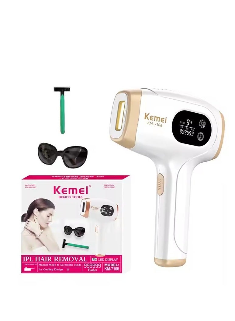 Kemei Professional IPL Hair Removal Epilator for Women - Electric Laser Device for Long-Lasting Results Multicolour - Image 1