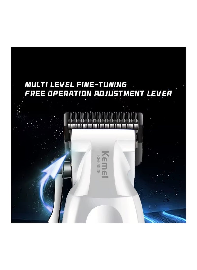 Kemei Professional 2-in-1 Hair Cutting Trimmer & Shaver Set for Men – Cordless Rechargeable Clipper and Grooming Kit multicolour  - Image 2