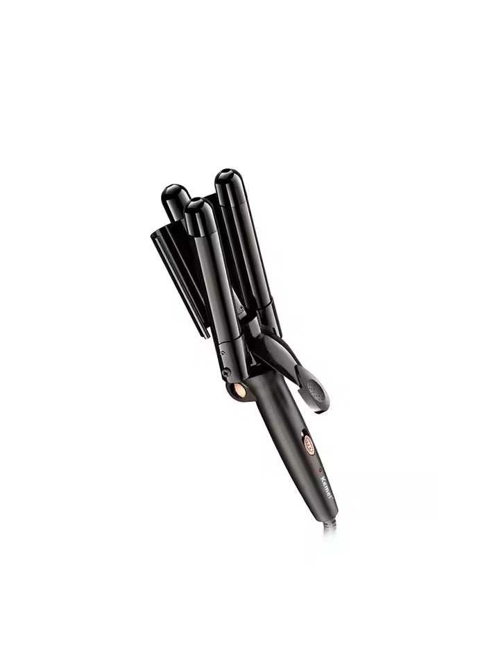 Kemei Hair Curler – Ceramic Coating, 450°F Max, Quick Heating Black  - Image 2