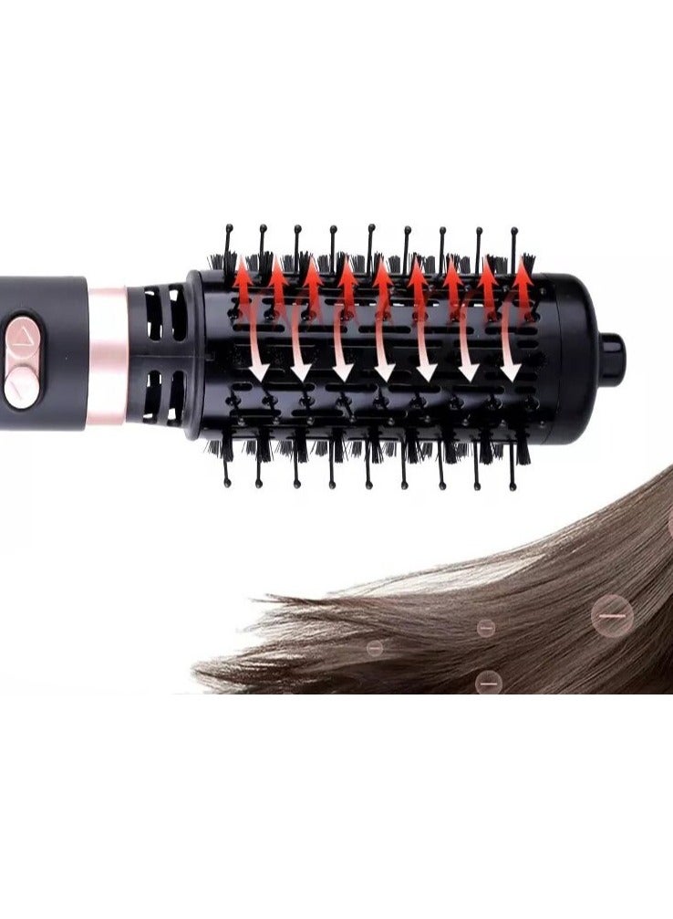 2-in-1 Air Straight Brush with Blowing Curl Function – Quick & Easy Hair Modeling, Fast Heating & Styling Multicolour
