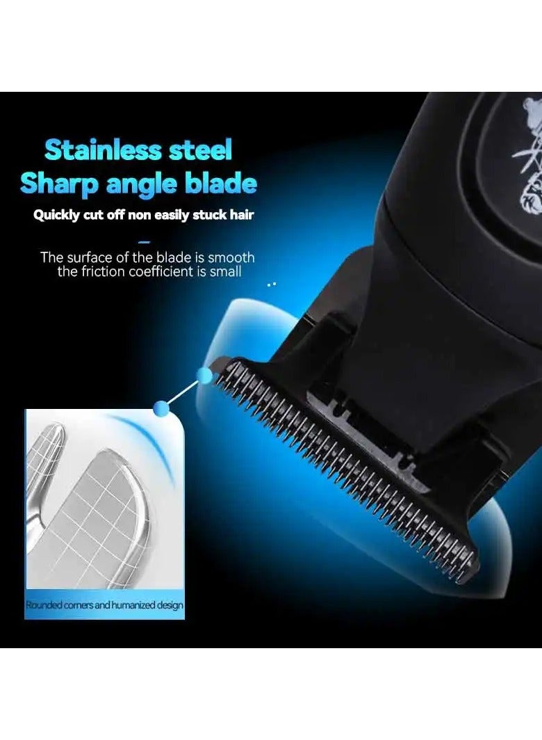 كيمي Cordless Hair Trimmer – 1500 mAh Battery, 180 Min Runtime, USB-C Recharge, LED Indicator & Professional Cutter Head Multicolour - Image 5