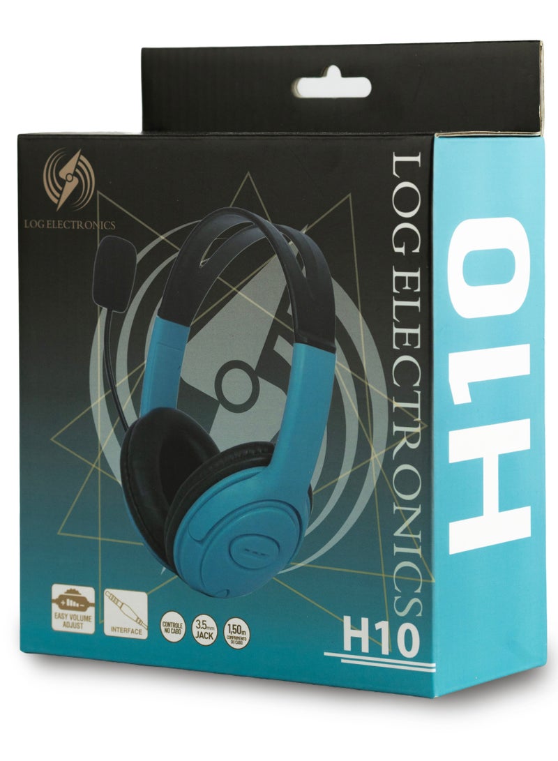 H10 Gaming Headset For PC, PS4, Mobile - Blue