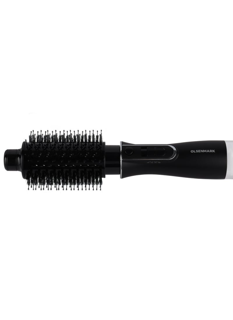 Olsenmark 3 In 1 Hair Styling Hot Air Brush OMH4111 With 3 Temperatures Cool Air Setting, Overheat Protection, 360 Swivel Cord Black  - Image 4