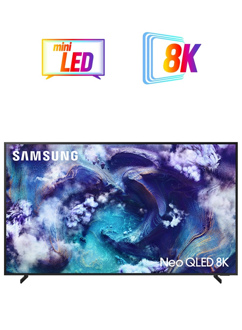 سامسونج 75 Inch Neo QLED TV, QN900F, 8K, Mini LED, 8K AI Upscaling, Metal Frame Design, Art Store, Glare Free,  Vision AI Smart TV, QA75QN900FUXZN (2025 - UAE Version) QN900F TITAN BLACK  - Image 1