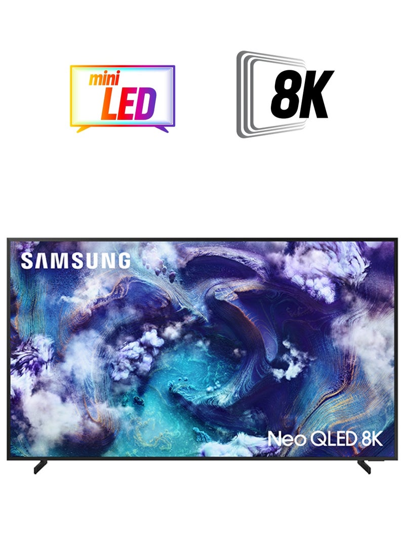سامسونج 65 Inch Neo QLED TV, QN900F, 8K, Mini LED, 8K AI Upscaling, Metal Frame Design, Art Store, Glare Free,  Vision AI Smart TV, QA65QN900FUXZN (2025 - UAE Version) QN900F TITAN BLACK  - Image 1