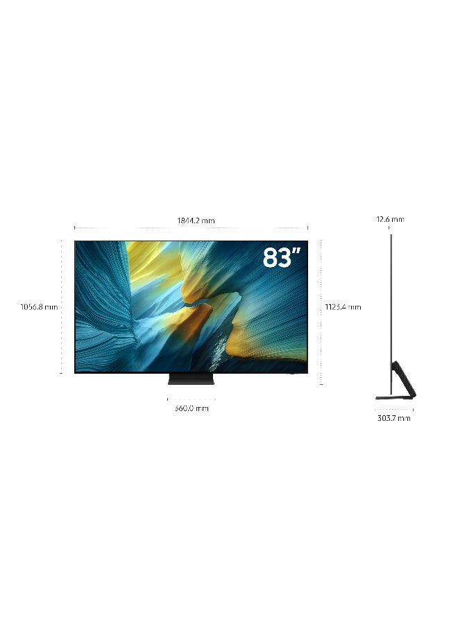 Samsung 83 Inch OLED TV, S95F, 4K, NQ4 AI Gen3 Processor, Glare Free, OLED HDR Pro, Motion Xcelerator 165Hz,  Vision AI Smart TV, QA83S95FAEXZN (2025 - UAE Version) S95F GRAPHITE BLACK - Image 4