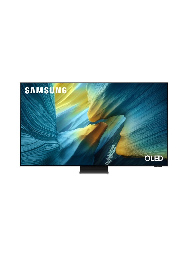 Samsung 77 Inch OLED TV, S95F, 4K, NQ4 AI Gen3 Processor, Glare Free, OLED HDR Pro, Motion Xcelerator 165Hz,  Vision AI Smart TV, QA77S95FAUXZN (2025 - UAE Version) S95F GRAPHITE BLACK  - Image 1