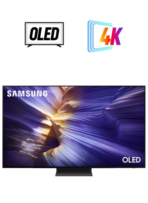 65 Inch OLED TV, S90F, 4K, NQ4 AI Gen3 Processor, 4K AI Upscaling Pro, OLED HDR+, Motion Xcelerator 144Hz,  Vision AI Smart TV, QA65S90FAEXZN (2025 - UAE Version) S90F GRAPHITE BLACK