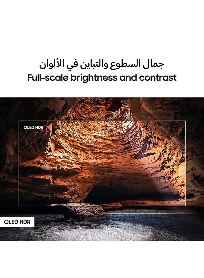 سامسونج - 65 Inch OLED TV, S85F, 4K, NQ4 AI Gen2 Processor, 4K AI Upscaling, OLED HDR, PANTONE Validated,  Vision AI Smart TV, QA65S85FAEXZN (2025 - UAE Version) S85F GRAPHITE BLACK - Image 1