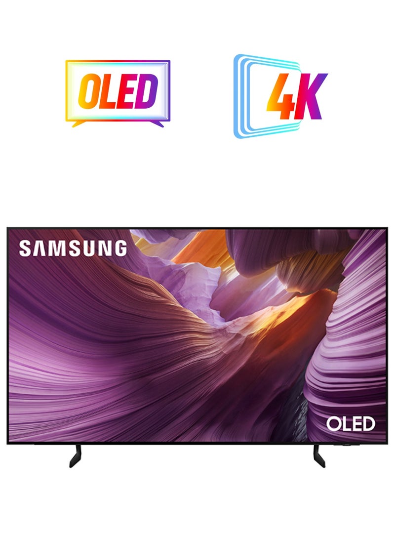 سامسونج 55 Inch OLED TV, S85F, 4K, NQ4 AI Gen2 Processor, 4K AI Upscaling, OLED HDR, PANTONE Validated,  Vision AI Smart TV, QA55S85FAEXZN (2025 - UAE Version) S85F GRAPHITE BLACK  - Image 1