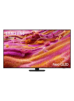 55 Inch Neo QLED TV, QN90F, 4K, Mini LED, NQ4 AI Gen3 Processor, 4K AI Upscaling Pro, Glare Free, Neo Quantum HDR+,  Vision AI Smart TV, QA55QN90FAUXZN (2025 - UAE Version) QN90F TITAN BLACK