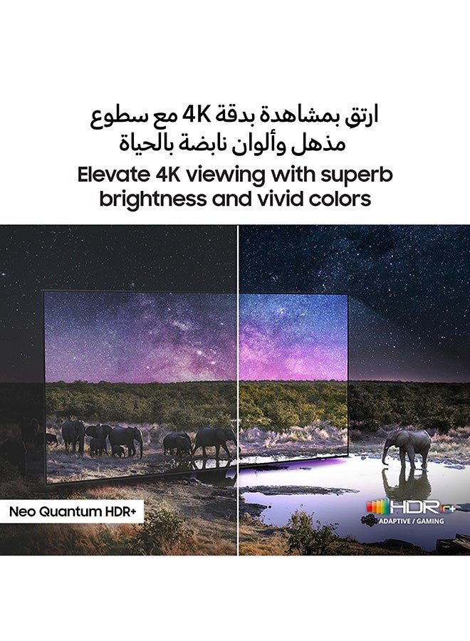 Samsung - 55 Inch Neo QLED TV, QN90F, 4K, Mini LED, NQ4 AI Gen3 Processor, 4K AI Upscaling Pro, Glare Free, Neo Quantum HDR+,  Vision AI Smart TV, QA55QN90FAUXZN (2025 - UAE Version) QN90F TITAN BLACK - Image 1