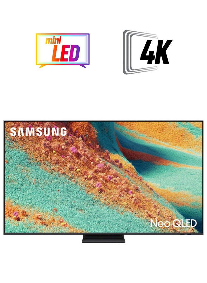 سامسونج 65 Inch Neo QLED TV, QN85F, 4K, Mini LED, NQ4 AI Gen2 Processor, Quantum Matrix Technology Plus, Dolby Atmos, Neo Quantum HDR+,  Vision AI Smart TV, QA65QN85FAUXZN (2025 - UAE Version) QN85F TITAN BLACK  - Image 1