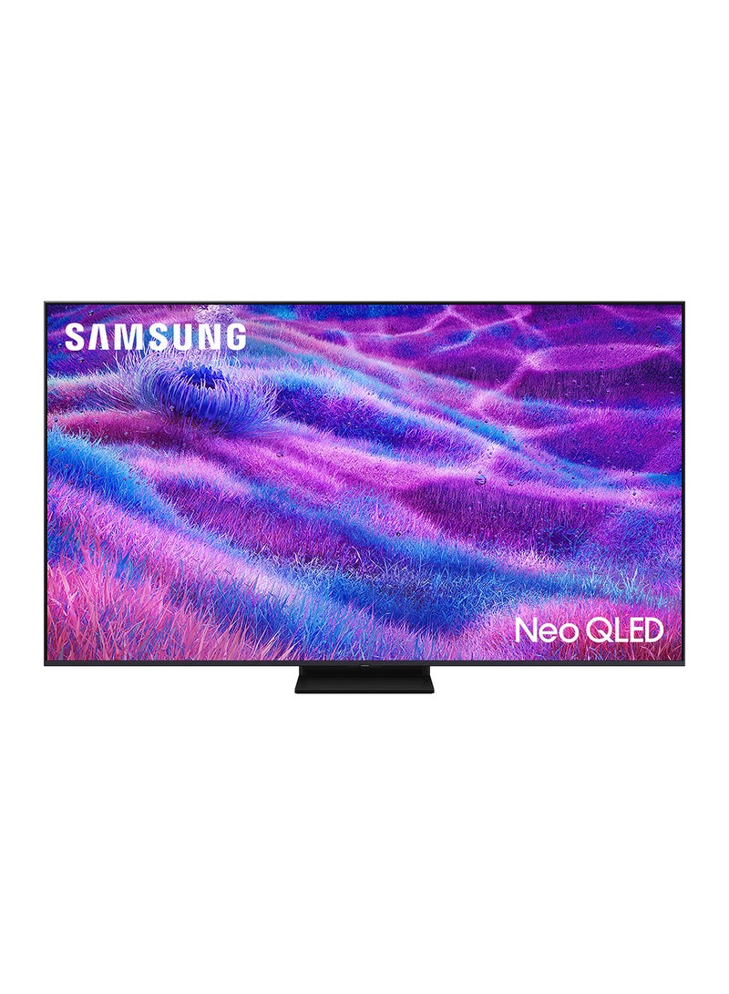 Samsung 75 Inch Neo QLED TV, QN80F, 4K, Mini LED, NQ4 AI Gen2 Processor, Quantum Matrix Technology Core, 4K AI Upscaling, Dolby Atmos,  Vision AI Smart TV, QA75QN80FAUXZN (2025 - UAE Version) QN80F TITAN BLACK - Image 1