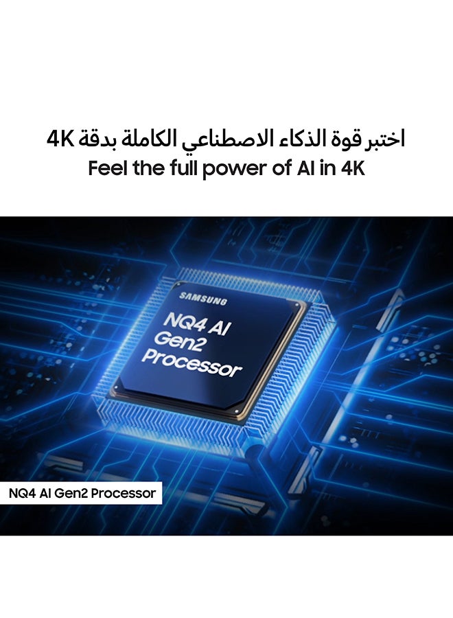 Samsung - 75 Inch Neo QLED TV, QN70F, 4K, Mini LED, NQ4 AI Gen2 Processor, Quantum Matrix Technology Slim, Motion Xcelerator 144Hz,  Vision AI Smart TV, QA75QN70FAUXZN (2025 - UAE Version) QN70F BLACK - Image 1