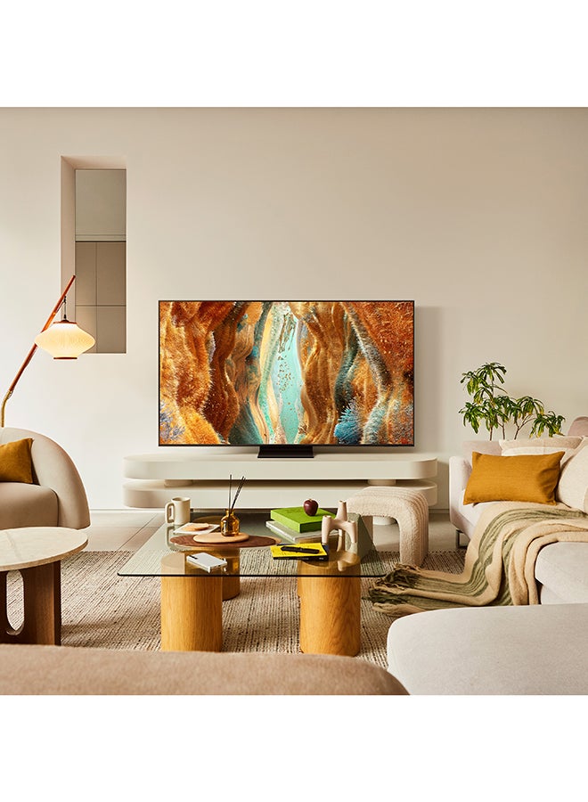 Samsung - 75 Inch Neo QLED TV, QN70F, 4K, Mini LED, NQ4 AI Gen2 Processor, Quantum Matrix Technology Slim, Motion Xcelerator 144Hz,  Vision AI Smart TV, QA75QN70FAUXZN (2025 - UAE Version) QN70F BLACK - Image 1