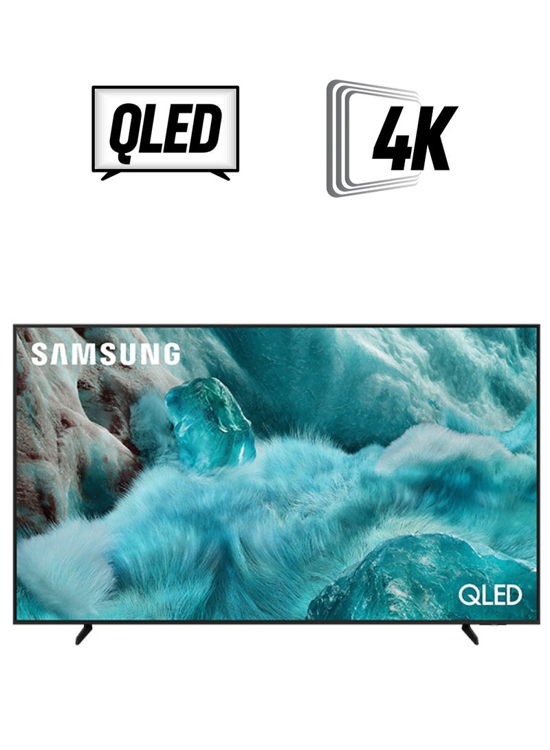 سامسونج 85 Inch QLED TV, Q7F, 4K, Q4 AI Processor, 100% Color Volume with Quantum Dot,  Knox Security, Endless Free Content,  Vision AI Smart TV, QA85Q7FAAUXZN (2025 - UAE Version) Q7F BLACK  - Image 1