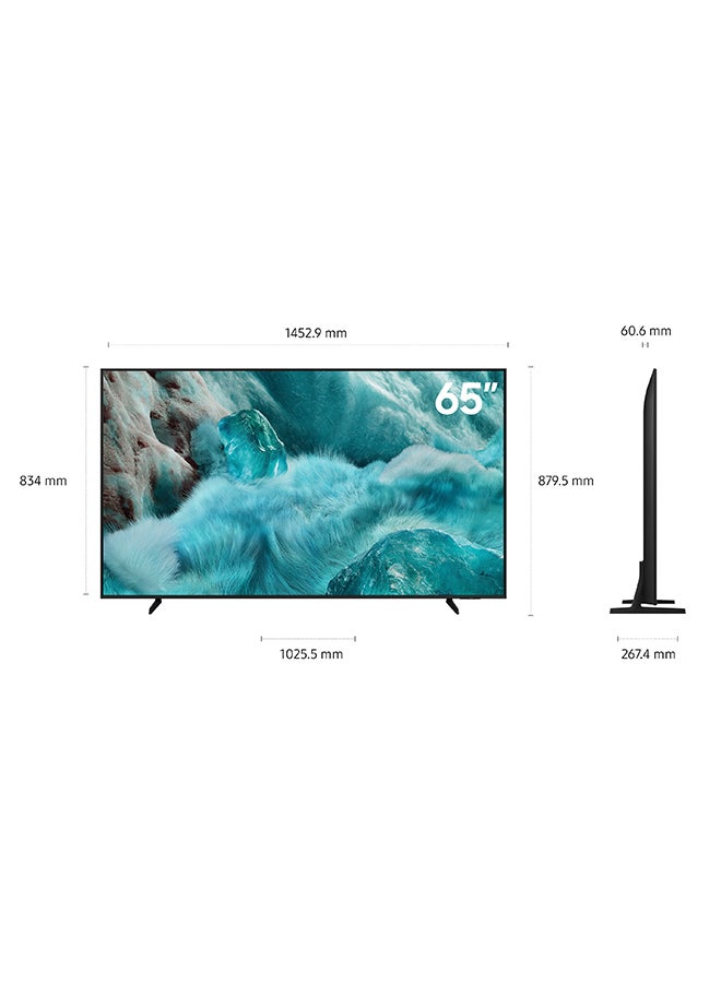 Samsung 65 Inch QLED TV, Q7F, 4K, Q4 AI Processor, 100% Color Volume with Quantum Dot,  Knox Security, Endless Free Content,  Vision AI Smart TV, QA65Q7FAAUXZN (2025 - UAE Version) Q7F BLACK  - Image 3