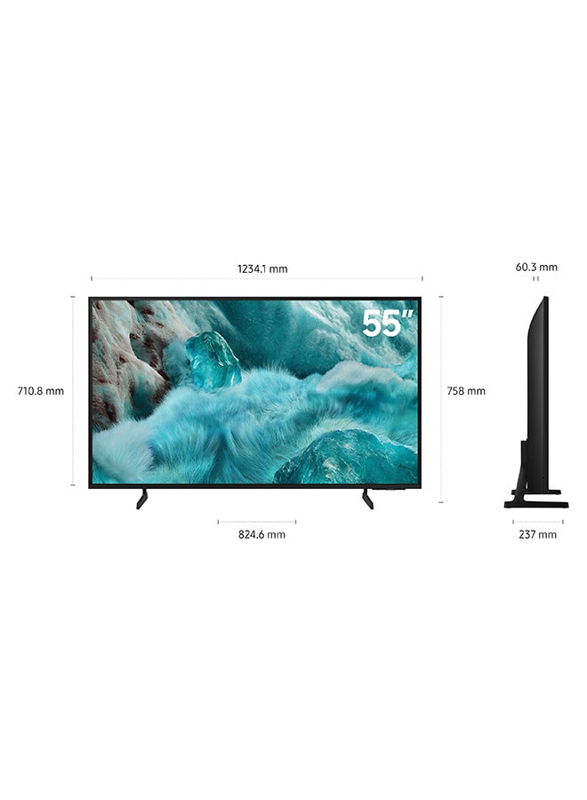 Samsung - 55 Inch QLED TV, Q7F, 4K, Q4 AI Processor, 100% Color Volume with Quantum Dot,  Knox Security, Endless Free Content,  Vision AI Smart TV, QA55Q7FAAUXZN (2025 - UAE Version) Q7F BLACK - Image 1