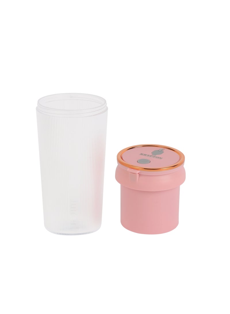 300 ml Rechargeable Portable Juicer | Powerful 35W Motor, Rechargeable Lithium Battery | Perfect for Juices, Smoothies, Milkshakes | 2 Years Warranty 35 W KNB6579 Multicolour