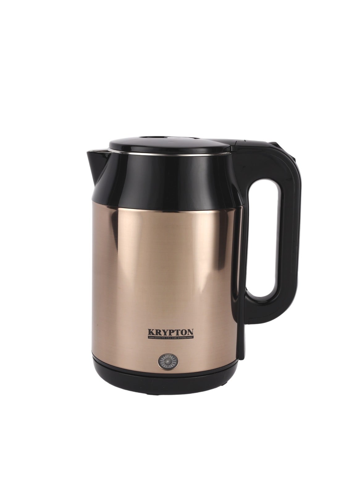 2.0 L Double Layer Electric Kettle – Rapid Boil | Concealed Heating Element | Boil-Dry Protection | Auto Shut-Off | Water Level Window 2 L 1500 W KNK6040N Black/Rose Gold