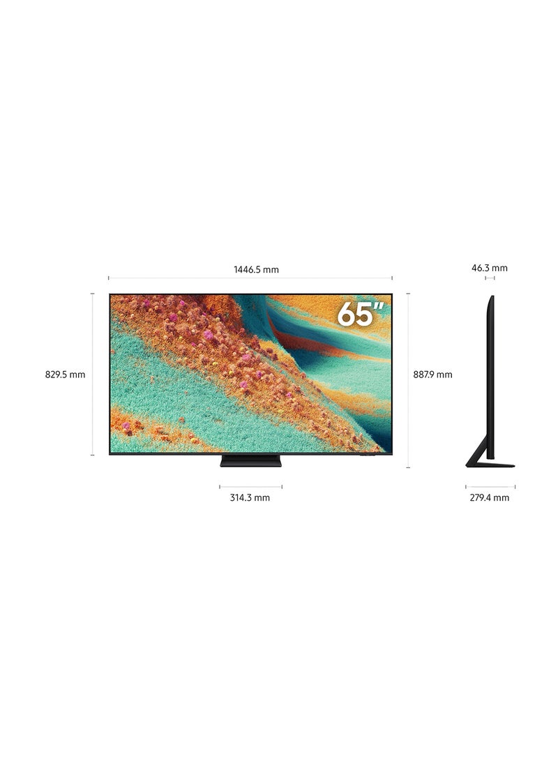 سامسونج تلفاز نانو كيو ال اي دي 65 بوصة، QN85F، 4K، ميني LED، معالج NQ4 AI Gen2، تقنية Quantum Matrix Plus، دولبي أتموس، نانو كوانتم HDR+، تلفاز ذكي Vision AI، QA65QN85F (2025 - النسخة الدولية) - Image 3