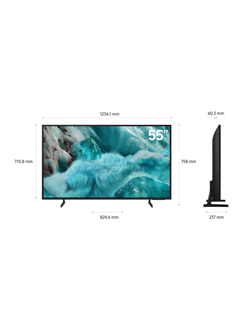 سامسونج 55 Inch QLED TV, Q7F, 4K, Q4 AI Processor, 100% Color Volume with Quantum Dot,  Knox Security, Endless Free Content,  Vision AI Smart TV, QA55Q7FA (2025 - International Version) Q7F BLACK  - Image 3
