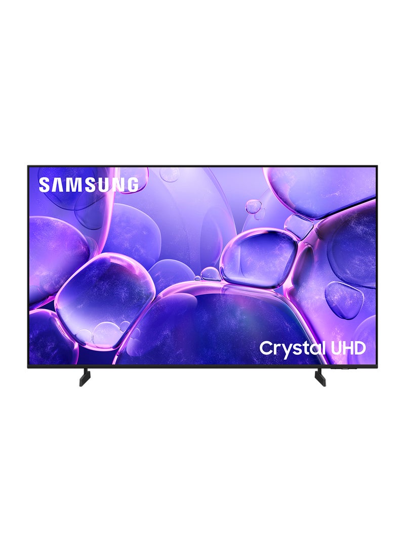 سامسونج 55 Inch Crystal UHD TV, U8000F, 4K, Crystal Processor 4K, MetalStream Design,  Knox Security, Endless Free Content, Smart TV, UA55U8000 (2025 - International Version) U8000F BLACK - Image 1