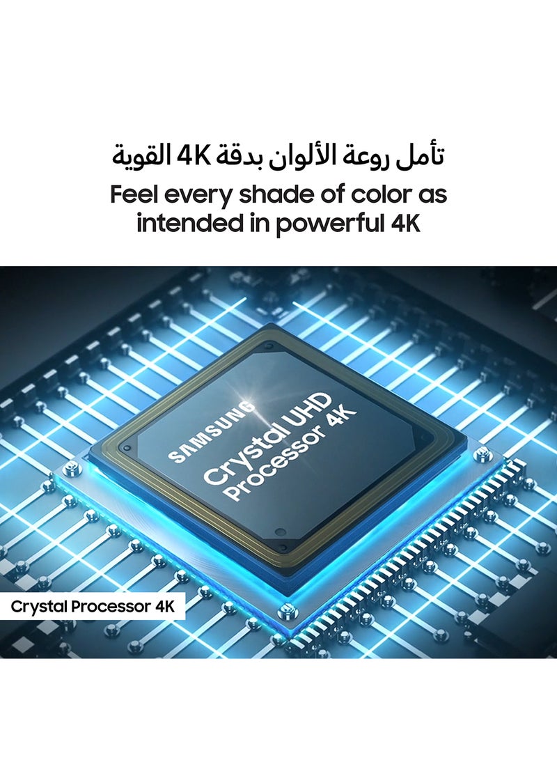 سامسونج تلفاز كريستال UHD مقاس 55 بوصة، U8000F، 4K، معالج كريستال 4K، تصميم ميتال ستريم، أمان نوكس، محتوى مجاني غير محدود، تلفاز ذكي، UA55U8000 (2025 - النسخة الدولية) - Image 4