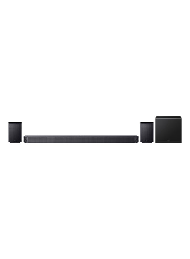 Q-series Soundbar, Q930F, 9.1.4 ch, Subwoofer & Rear Speaker, True 9.1.4ch Full Surround, Wireless Dolby Atmos, Q-Symphony, SpaceFit Sound Pro, HW-Q930F/ZN (2025 - UAE Version) HW-Q930F/ZN Titan Black