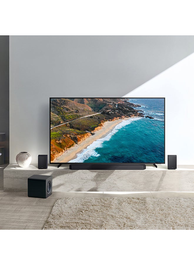 Q-series Soundbar, Q930F, 9.1.4 ch, Subwoofer & Rear Speaker, True 9.1.4ch Full Surround, Wireless Dolby Atmos, Q-Symphony, SpaceFit Sound Pro, HW-Q930F/ZN (2025 - UAE Version) HW-Q930F/ZN Titan Black