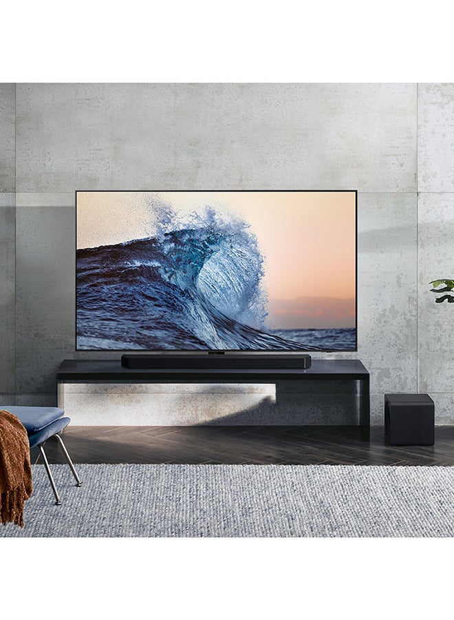 Samsung - Q-series Soundbar, Q800F, 5.1.2 ch, Subwoofer, True 5.1.2ch Full Surround, Wireless Dolby Atmos, Q-Symphony, SpaceFit Sound Pro, HW-Q800F/ZN (2025 - UAE Version) HW-Q800F/ZN BLACK - Image 1