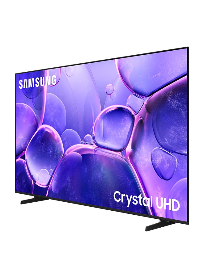 Samsung 55 Inch Crystal UHD TV, U8000F, 4K, Crystal Processor 4K, MetalStream Design,  Knox Security, Endless Free Content, Smart TV, UA55U8000FUXZN (2025 - UAE Version) U8000F BLACK  - Image 2