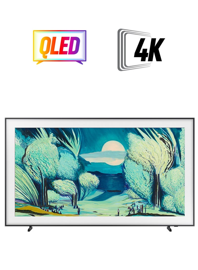 سامسونج 65 Inch The Frame TV, LS03F, 4K, Modern Frame Design , Art Mode, Artful Picture Quality with QLED, ,  Vision AI Smart TV, QA65LS03FAUXZN (2025 - UAE Version) LS03F BLACK  - Image 1