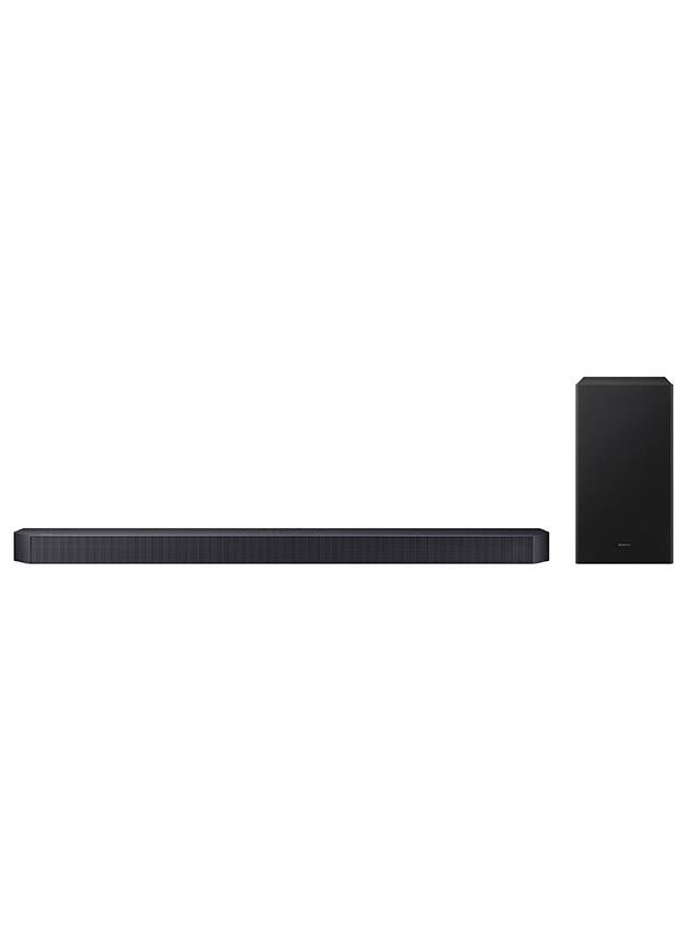 Samsung Q-series Soundbar, Q600F, 3.1.2 ch, Subwoofer, True 3.1.2ch Sound, Dolby Atmos / DTS Virtual:X, Q-Symphony, Adaptive Sound, (2025 - UAE Version) HW-Q600F/ZN Titan Black - Image 1